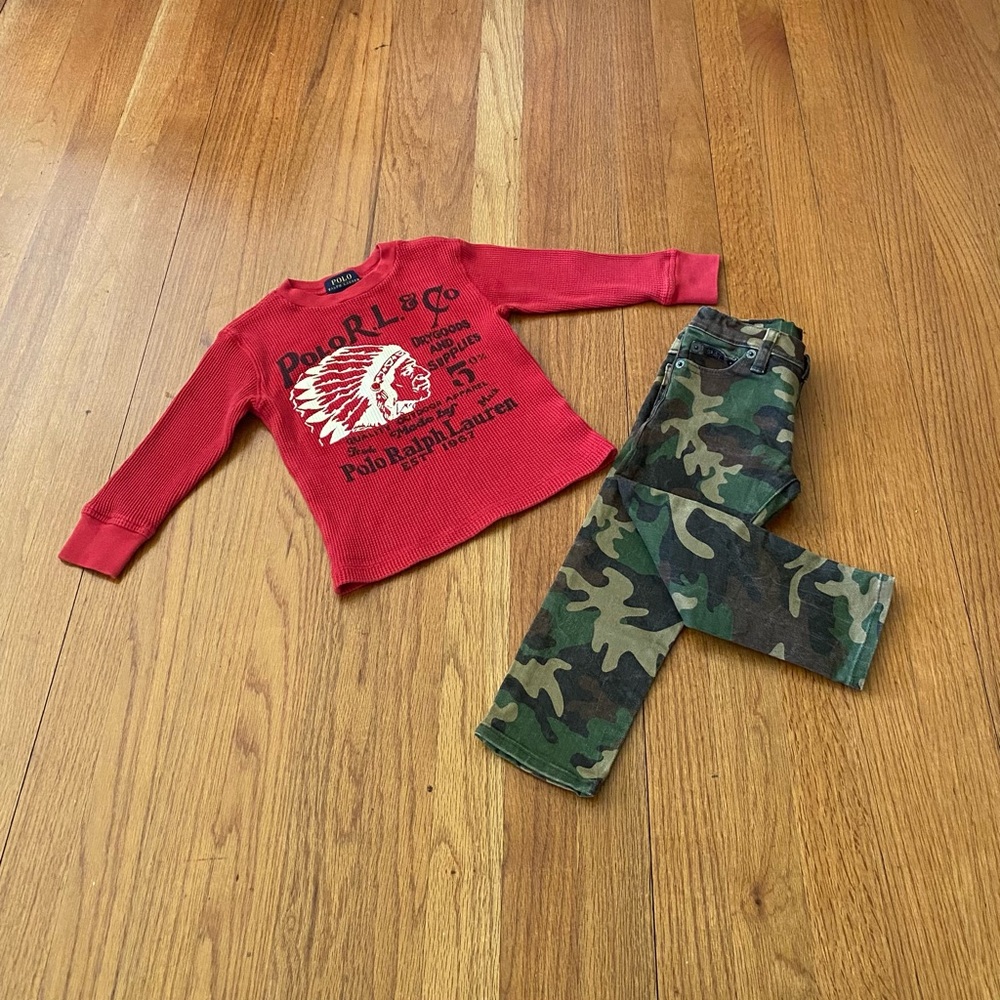 Ralph Lauren Sullivan Camo Matching Set